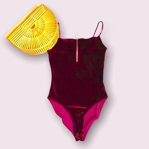 Ardene Burgundy Bodysuit